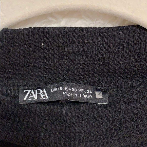 Zara Black Form-Fitting Midi Dress - Picture 3 of 3